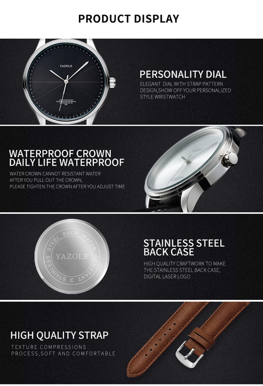Reloj de Cuarzo Resistente al Agua para Hombre - Image 12