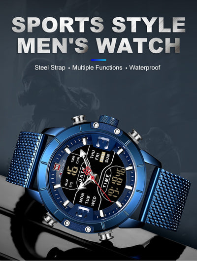 Reloj de Pulsera con Malla Metálica - Image 6