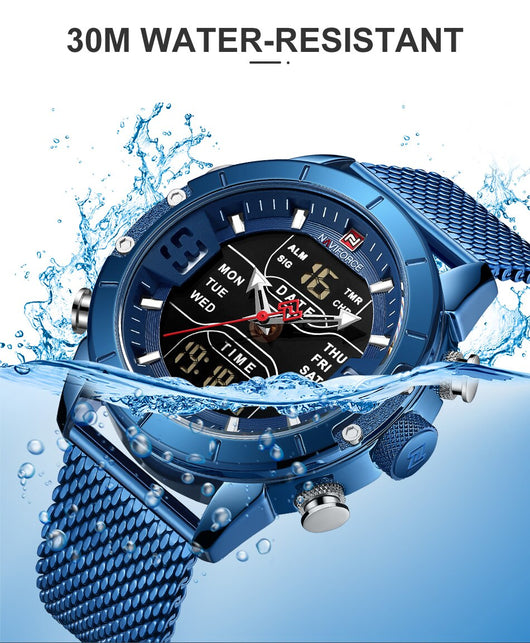 Reloj de Pulsera con Malla Metálica - Image 9