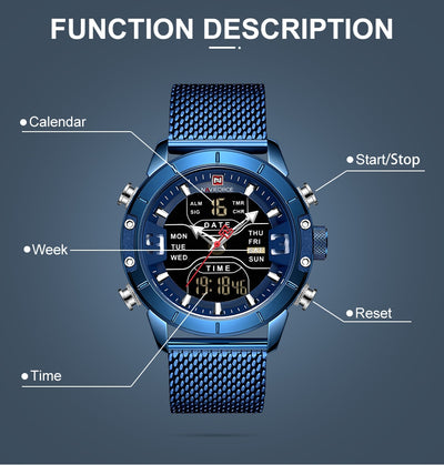 Reloj de Pulsera con Malla Metálica - Image 10