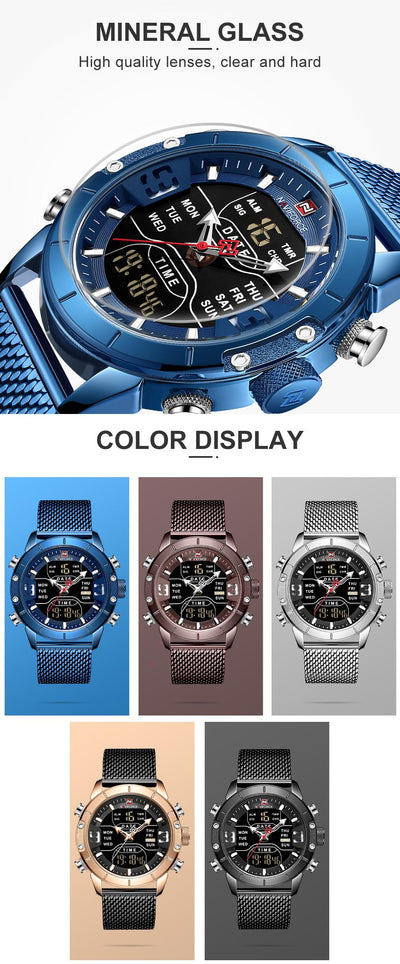 Reloj de Pulsera con Malla Metálica - Image 11