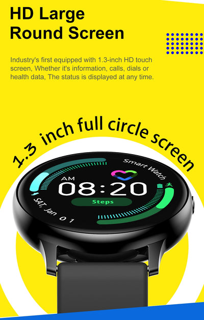 Smartwatch Pantalla Redonda 1.2" con Monitoreo de Salud - Image 12