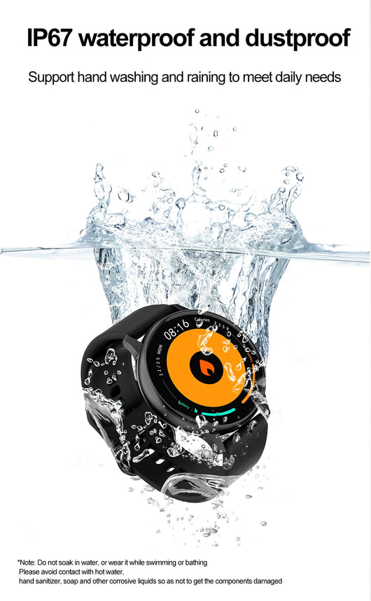 Smartwatch Pantalla Redonda 1.2" con Monitoreo de Salud - Image 28