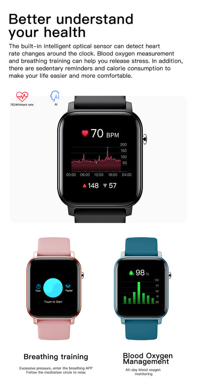 Reloj Inteligente Deportivo Multifunción con Monitor de Salud - Image 17