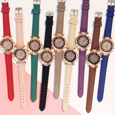 Reloj de Cuarzo Giratorio para Mujer con Diseño Casual - Image 32