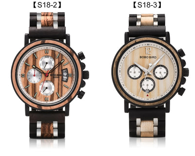 Reloj de Madera Maciza Multifuncional - Image 9