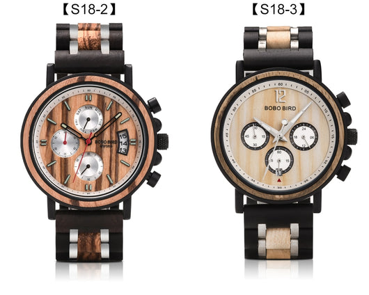 Reloj de Madera Maciza Multifuncional - Image 9