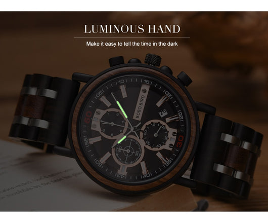 Reloj de Madera Maciza Multifuncional - Image 17