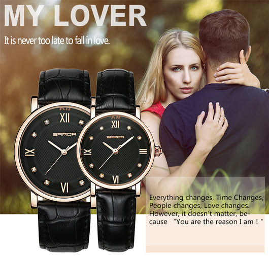 Reloj de Pulsera Casual Resistente al Agua con Movimiento de Cuarzo - Image 2
