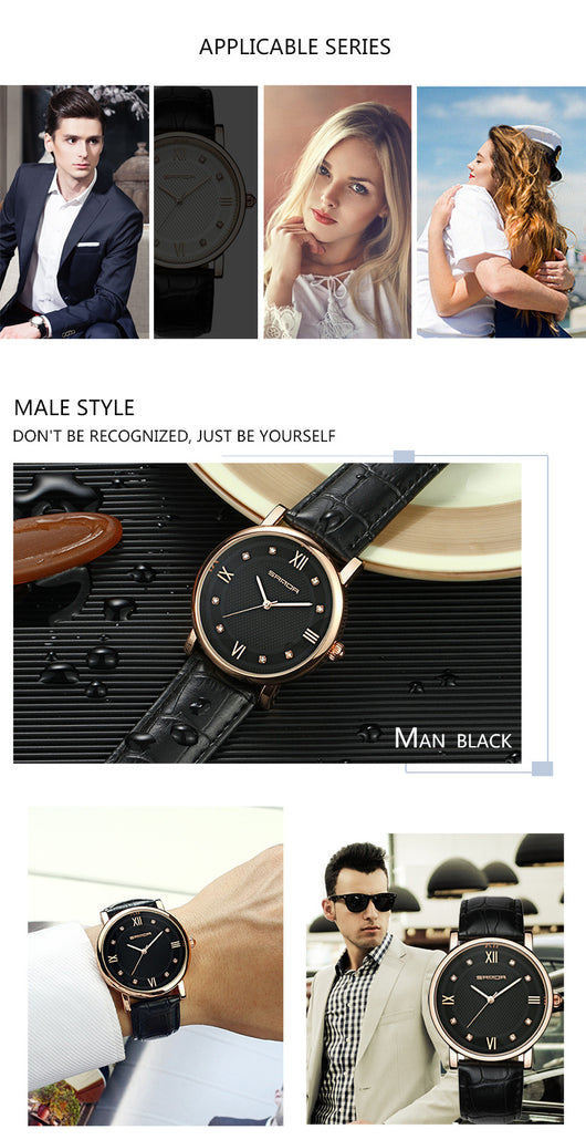 Reloj de Pulsera Casual Resistente al Agua con Movimiento de Cuarzo - Image 5