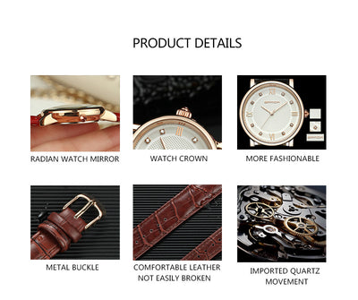 Reloj de Pulsera Casual Resistente al Agua con Movimiento de Cuarzo - Image 16