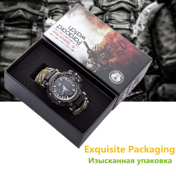 Multifunction Waterproof Sports Watch for Outdoor Adventures