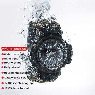 Reloj Deportivo Multifunción Resistente al Agua para Aventuras al Aire Libre - Image 3
