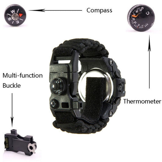 Reloj Deportivo Multifunción Resistente al Agua para Aventuras al Aire Libre - Image 4