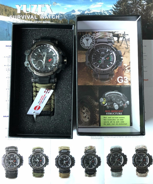 Reloj Deportivo Multifunción Resistente al Agua para Aventuras al Aire Libre - Image 17