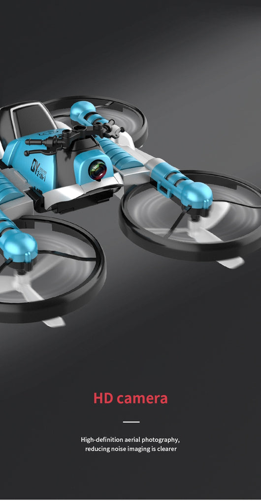 Dron Motocicleta 2 en 1 WiFi FPV Plegable con Cámara y Control Remoto - Image 14