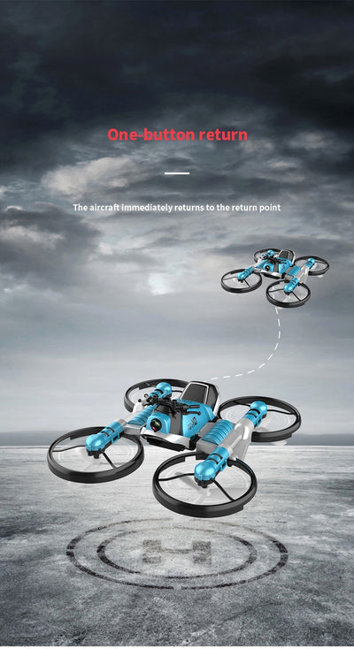 Dron Motocicleta 2 en 1 WiFi FPV Plegable con Cámara y Control Remoto - Image 15