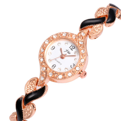 Reloj de pulsera de cuarzo con motivo de hoja - Image 13