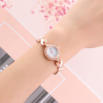 Reloj de pulsera de cuarzo con motivo de hoja - Image 18