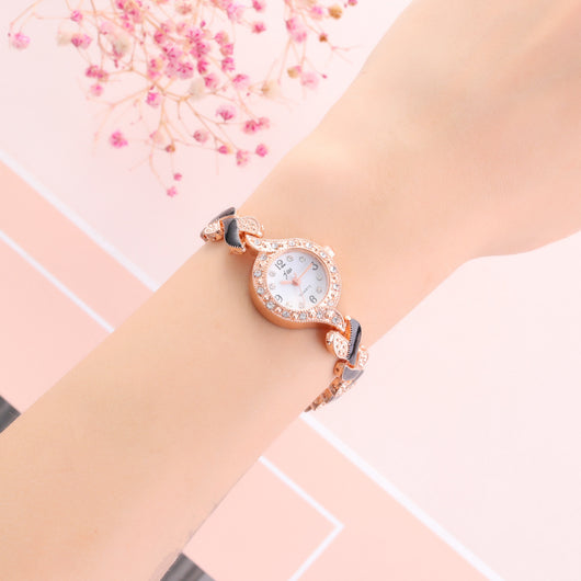 Reloj de pulsera de cuarzo con motivo de hoja - Image 21