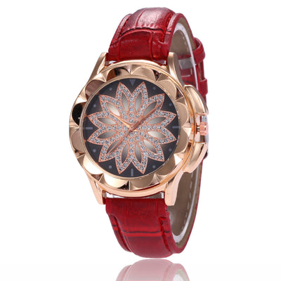 Reloj Pulsera Dama con Cruz de Diamantes de Imitación en Oro Rosado - Image 13