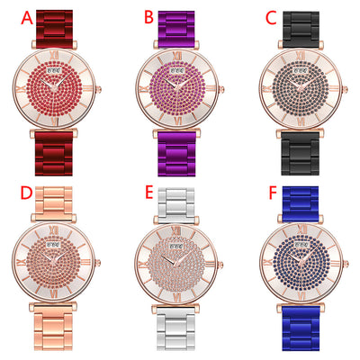 Reloj para mujer de acero aleado con correa metálica - Image 10