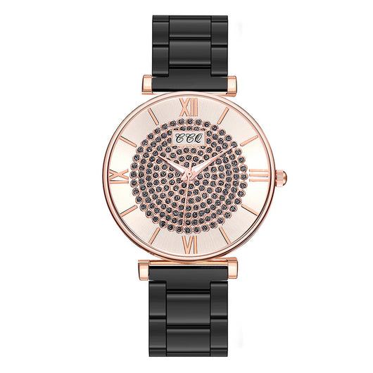 Reloj para mujer de acero aleado con correa metálica - Image 12