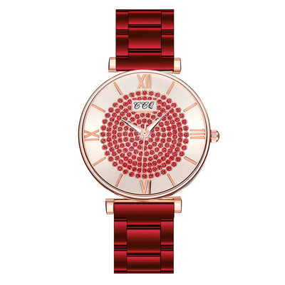 Reloj para mujer de acero aleado con correa metálica - Image 13