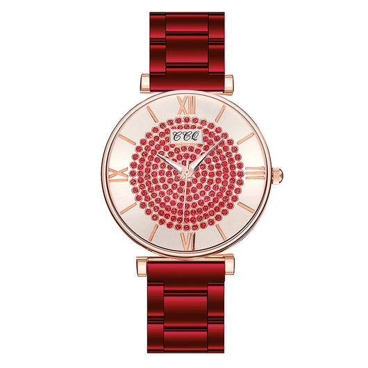 Reloj para mujer de acero aleado con correa metálica - Image 13