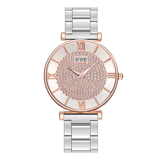 Reloj para mujer de acero aleado con correa metálica - Image 15