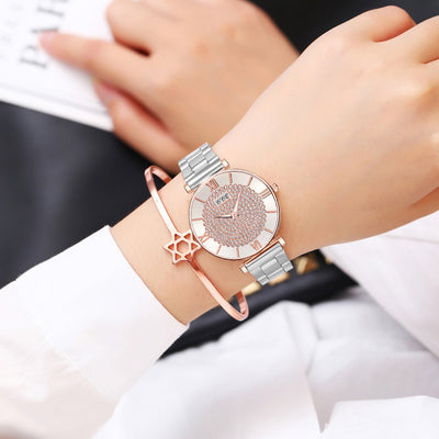 Reloj para mujer de acero aleado con correa metálica - Image 17