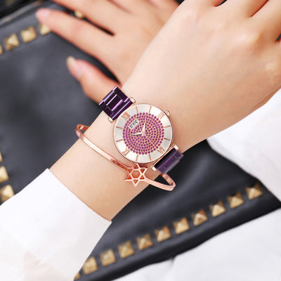 Reloj para mujer de acero aleado con correa metálica - Image 21
