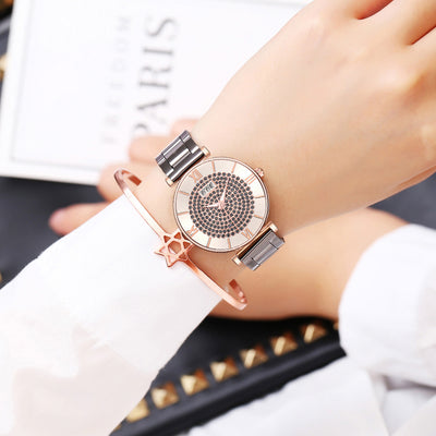Reloj para mujer de acero aleado con correa metálica - Image 22