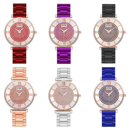 Reloj para mujer de acero aleado con correa metálica - Image 23