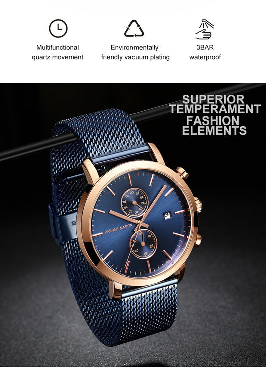 Reloj Multifunción con Calendario para Hombre - Image 9