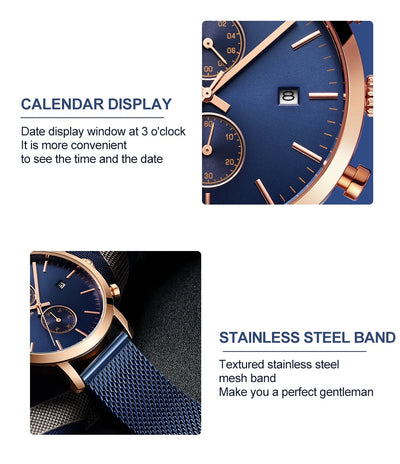 Reloj Multifunción con Calendario para Hombre - Image 16