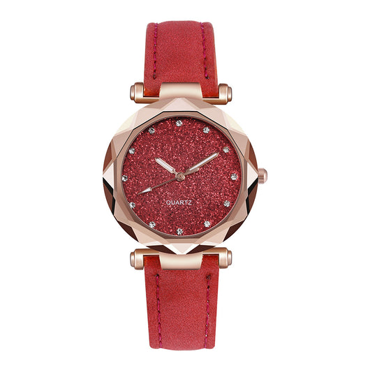 Reloj de Pulsera para Mujer Romántico con Cielo Estrellado, Diseño Cuero y Diamantes - Image 19