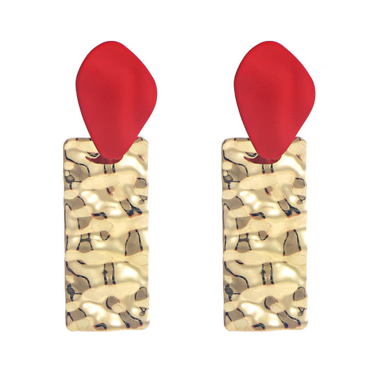 Aretes Metálicos Mate Minimalistas Versátiles - Image 10