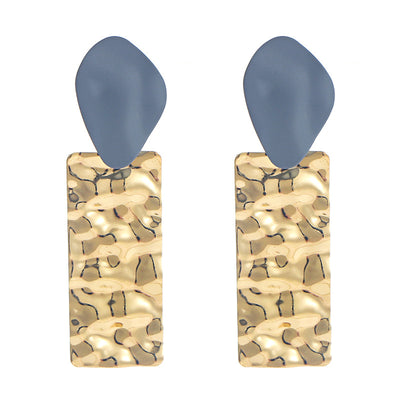 Aretes Metálicos Mate Minimalistas Versátiles - Image 18