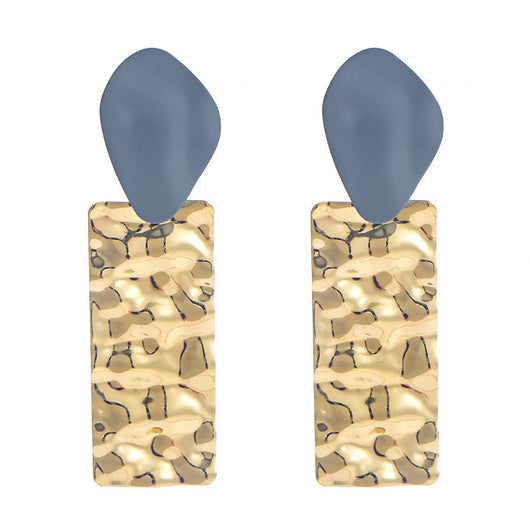 Aretes Metálicos Mate Minimalistas Versátiles - Image 18