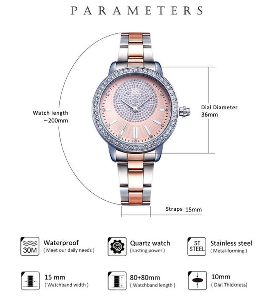 Reloj de Cuarzo para Mujer en Oro Rosado - Image 10