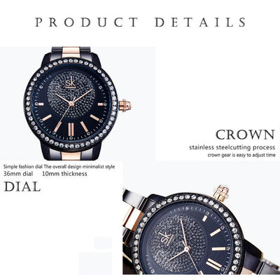 Reloj de Cuarzo para Mujer en Oro Rosado - Image 12