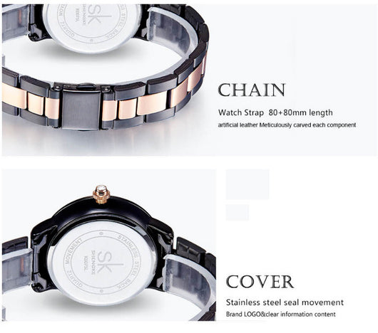 Reloj de Cuarzo para Mujer en Oro Rosado - Image 13