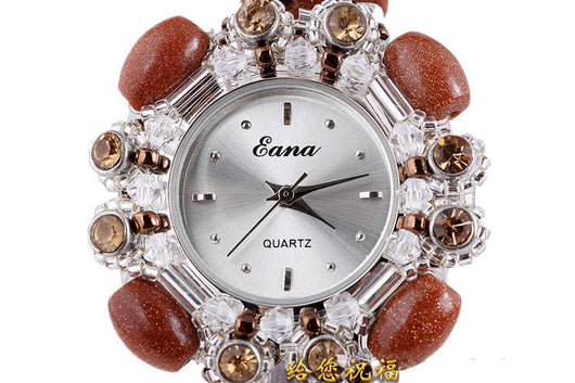 Reloj Pulsera de Piedra Arenisca Dorada - Image 10