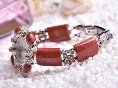 Reloj Pulsera de Piedra Arenisca Dorada - Image 12