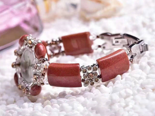 Reloj Pulsera de Piedra Arenisca Dorada - Image 12
