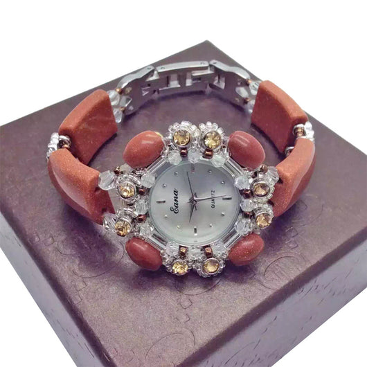 Reloj Pulsera de Piedra Arenisca Dorada - Image 15