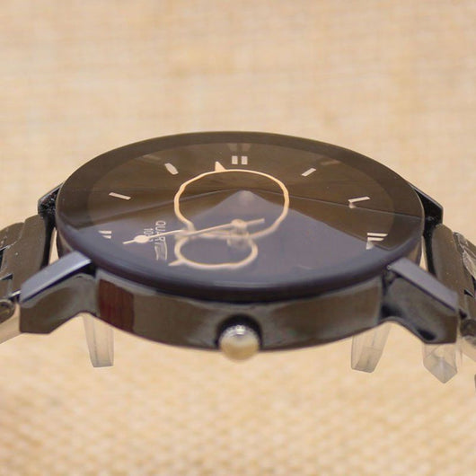 Reloj de Acero Negro con Correa de Acero - Image 11