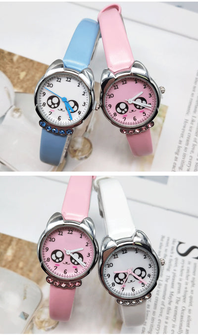 Reloj Infantil con Correa de Dibujos Animados y Detalles de Cristales - Image 9