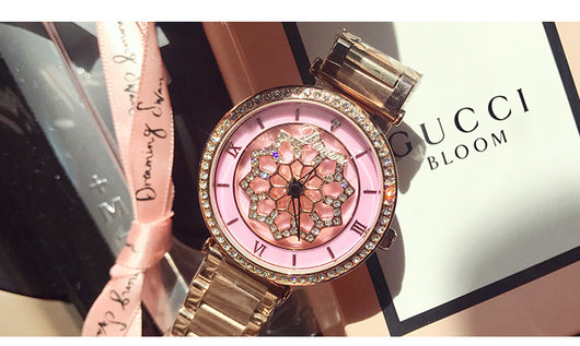 Reloj de Cuarzo para Mujer con Diamantes y Acero Inoxidable - Image 10